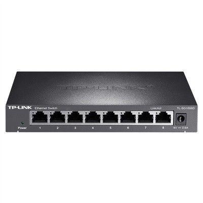 5-портовый TL-SG1008D Гигабитный сетевой коммутатор Plug and Play с скоростью передачи пакетов 11,9M