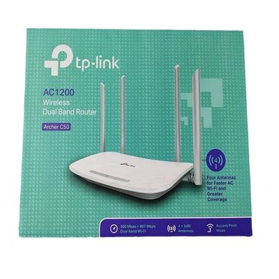TP-Link Archer C50 Dual Band 1200Mbps Wi-Fi маршрутизатор с антеннами 4*5dBi