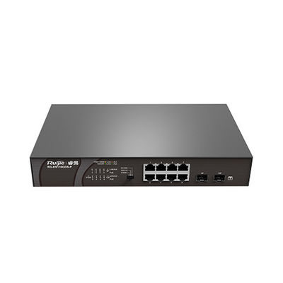 110 Вт питание 8-портный RG-ES110GD-P V2 RG-ES110GDS-P Гигабитный POE-сетевой коммутатор доступа