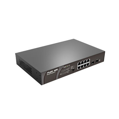 110 Вт питание 8-портный RG-ES110GD-P V2 RG-ES110GDS-P Гигабитный POE-сетевой коммутатор доступа