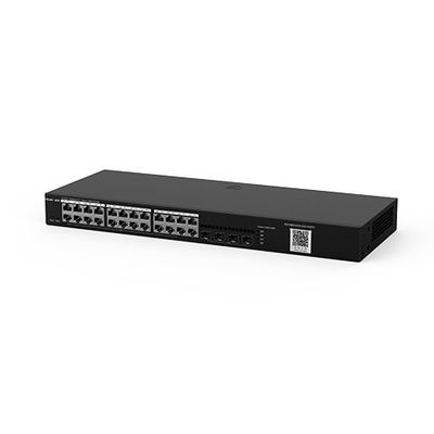 Private Mold 24-Port Gigabit Switch с 4 SFP Uplinks и мощностью переключения 336Gbps