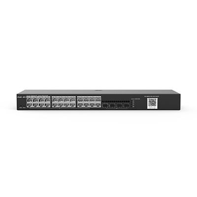 Private Mold 24-Port Gigabit Switch с 4 SFP Uplinks и мощностью переключения 336Gbps